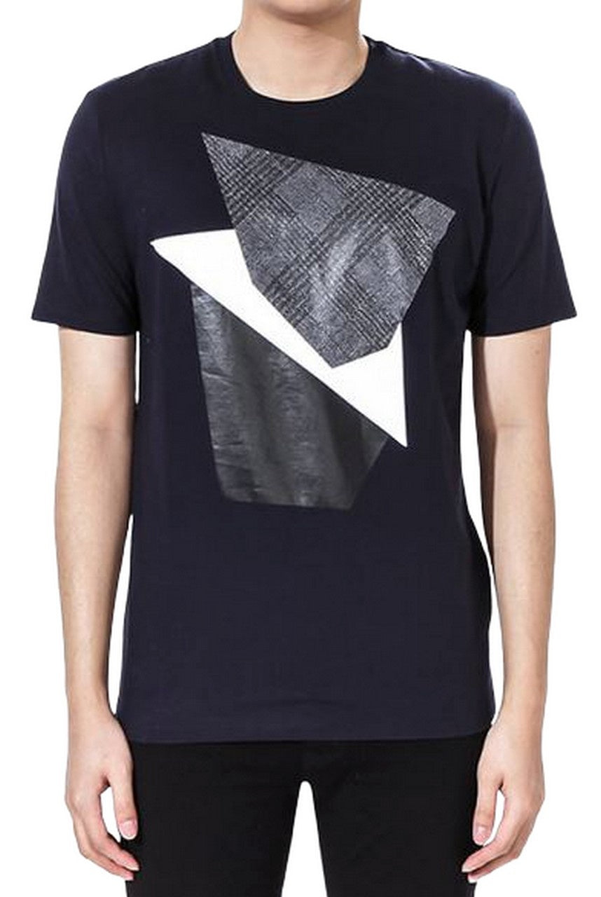 Neil Barrett T-Shirt BJT128N B549S - SanShopLuxury - -70%, 2017, Abbigliamento, Autunno/Inverno, Blu, FW17, Neil Barrett, Outlet, T-Shirt, Ultimo, Uomo, XS