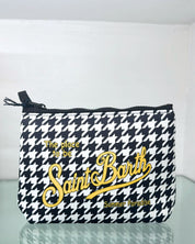 Mc2 Saint Barth Borsa a Mano ALINE-03881F-0194 - SanShopLuxury - Abbigliamento, Beachwear, Borsa a Mano, Carry Over, Donna, Mc2 Saint Barth, Nero-Bianco, New, Pochette, Primavera/Estate, Stellato, Unica, UNISEX, Uomo