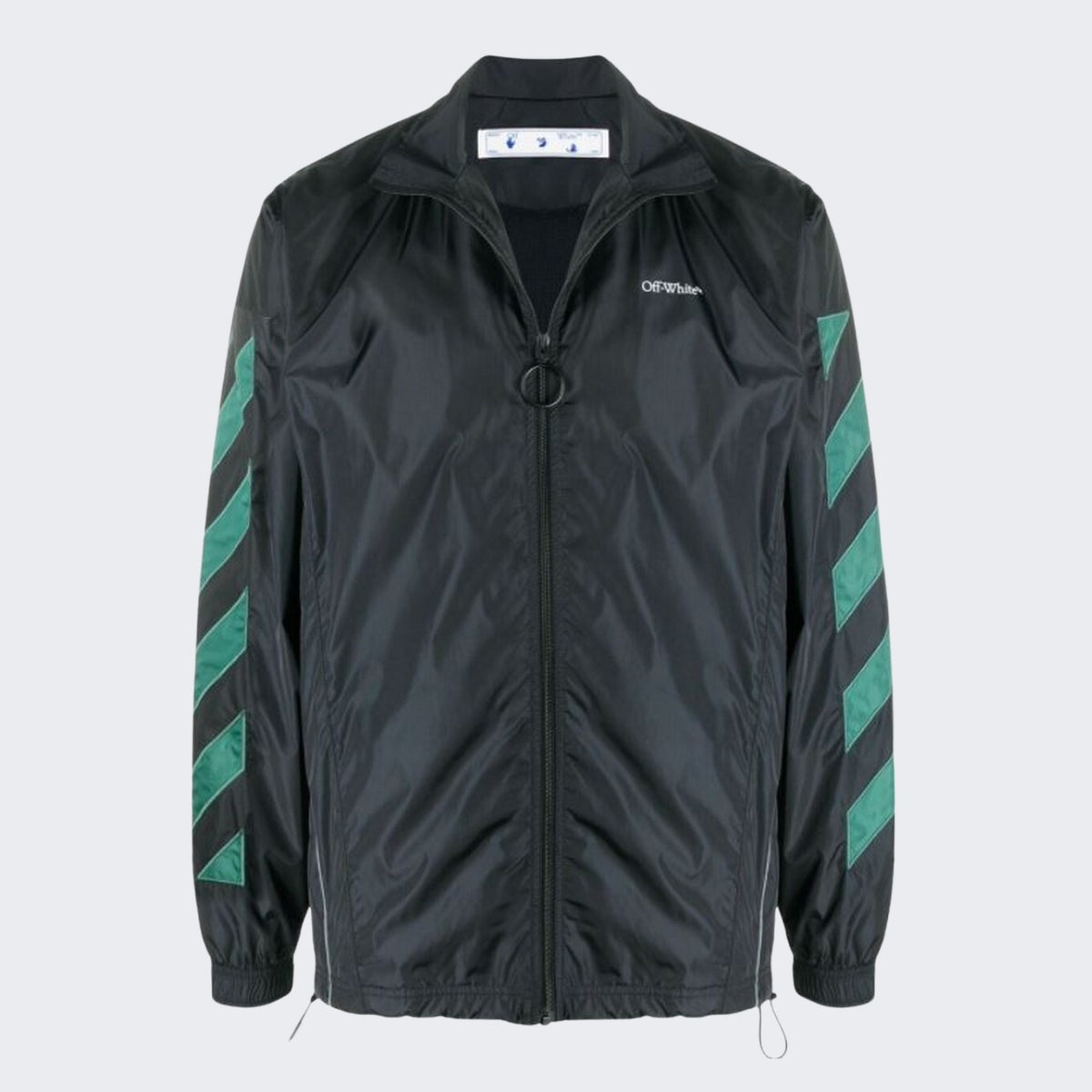 Off-White Giubbino OMEA233E20FAB0021001 - SanShopLuxury - -50%, 2020, Abbigliamento, Antivento, Autunno/Inverno, FW20, Giubbino, L, M, Nero-Verde, Off-White, Outlet, Uomo