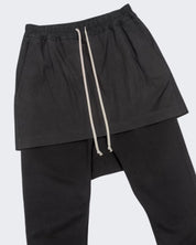 Rick Owens Drkshdw Pantatuta DU17F2375/TEF09 - SanShopLuxury - -70%, 2017, Abbigliamento, Autunno/Inverno, FW17, L, Nero, Outlet, Pantatuta, Rick Owens Drkshdw, Uomo, XL, XXL