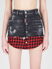 Dsquared2 Gonna S75MA0841/S30503900 - SanShopLuxury - 2022, 38, 42, 44, 46, Abbigliamento, Autunno/Inverno, Donna, Dsquared2, FW22, Gonna, Idoneo, Nero, Outlet