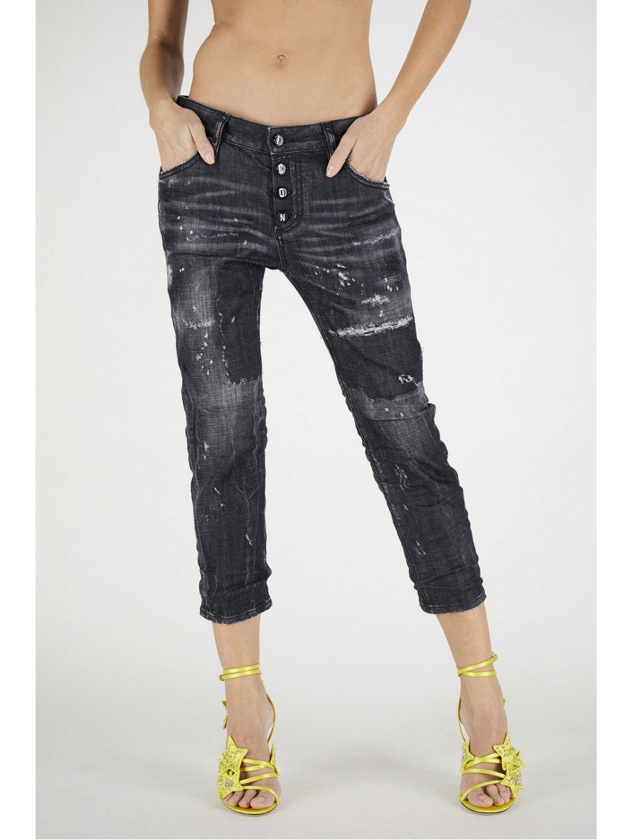 Dsquared2 Jeans S80LA0026 S30357 900 - SanShopLuxury - -50%, 2021, 36, 38, 40, 42, 44, 46, Abbigliamento, Autunno/Inverno, Donna, Dsquared2, FW21, Jeans, Nero, Outlet