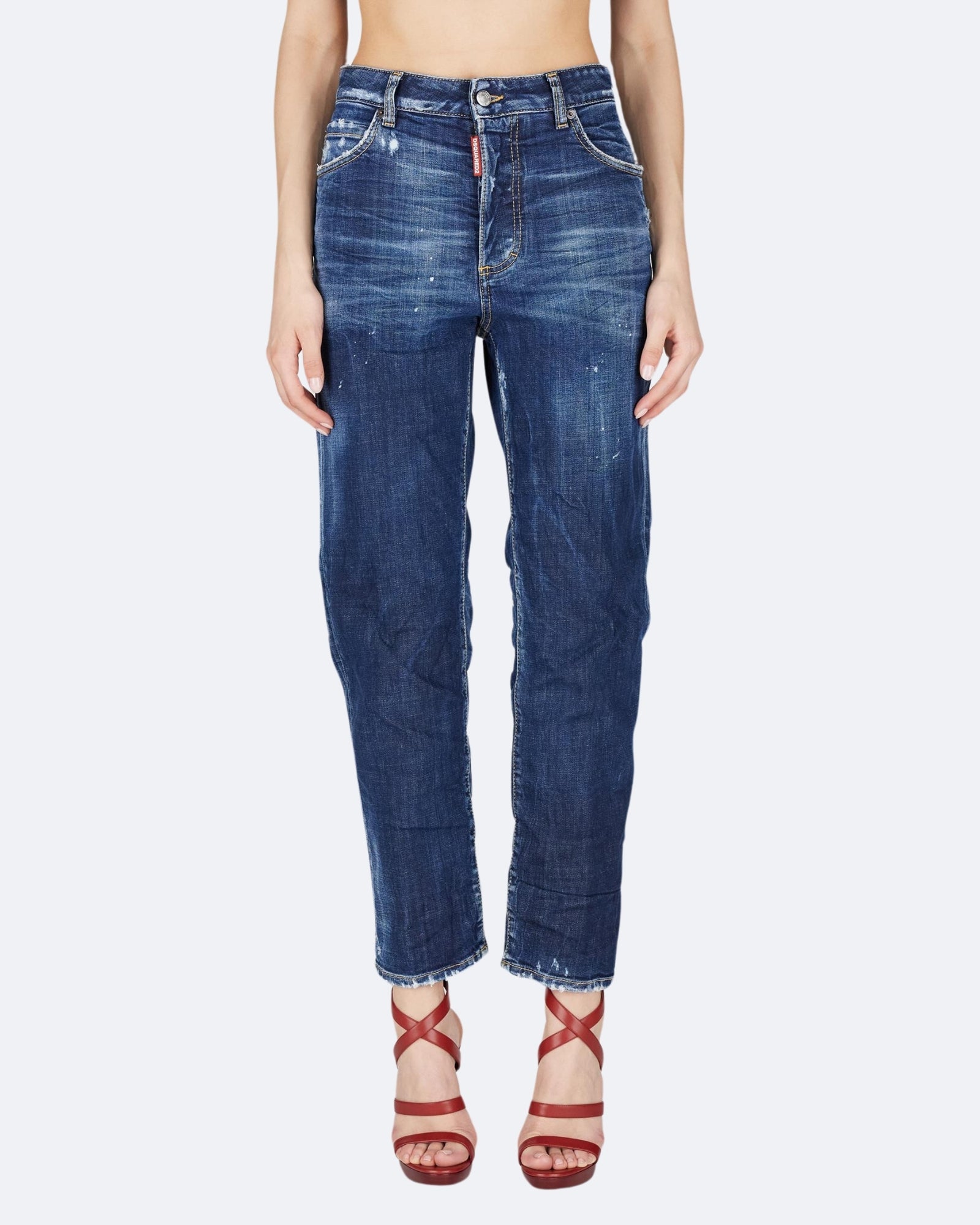Dsquared2 Jeans S75LB1001/S30664470 - SanShopLuxury - 2025, 36, 38, 40, 42, Abbigliamento, Autunno/Inverno, Blu, Continuativo, Donna, Dsquared2, Idoneo, Jeans, New, Primavera/Estate, SS25