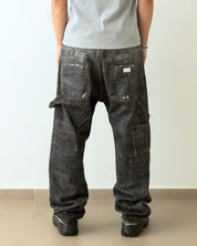 Gavensemble Jeans BAGGY150 - SanShopLuxury - 2024, 44, 46, 48, 50, 52, 54, Abbigliamento, Autunno/Inverno, Continuativo, FW24, Gavensemble, Idoneo, Jeans, Nero, Outlet, Primavera/Estate, Uomo