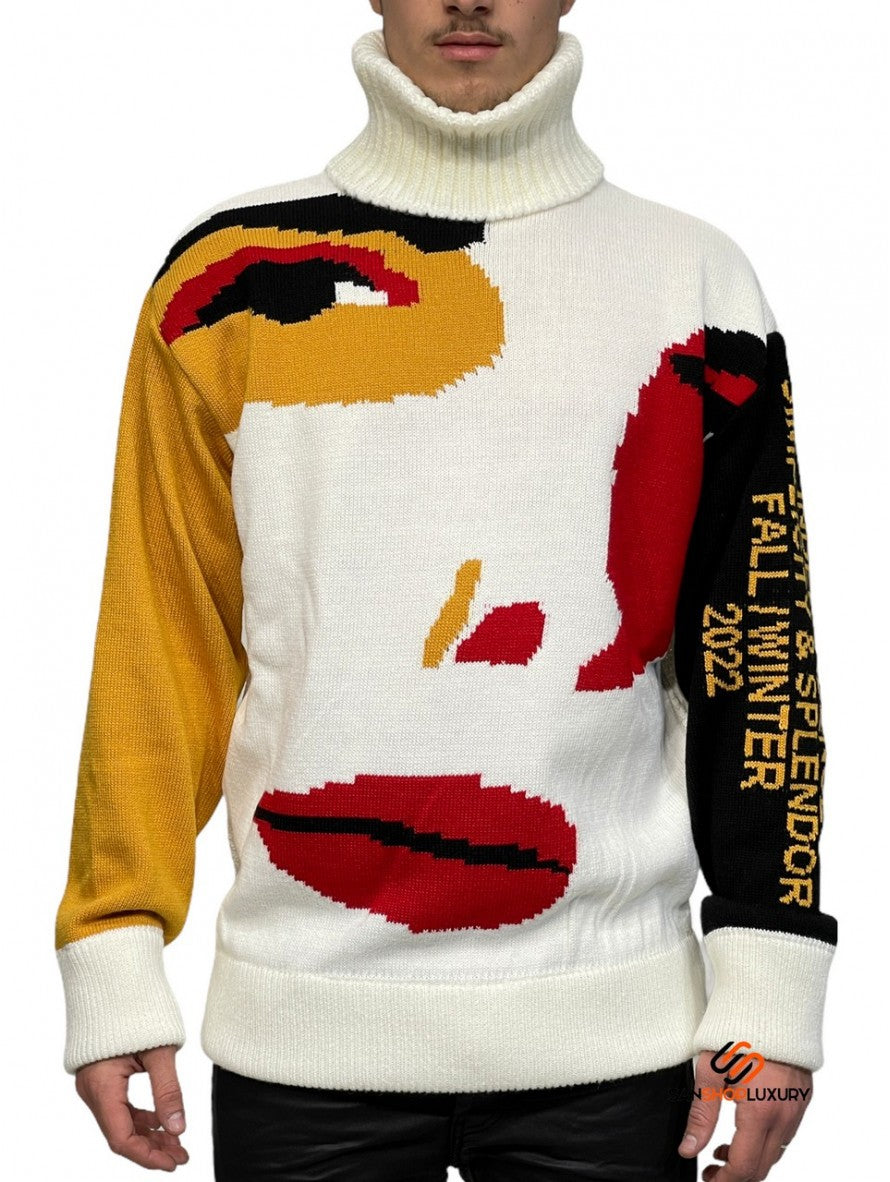 Donotconform Maglieria DN509-CAMP - SanShopLuxury - -50%, 2021, Abbigliamento, Autunno/Inverno, Donotconform, FW21, L, Maglieria, Multicolore, Outlet, Uomo, XL, XXL