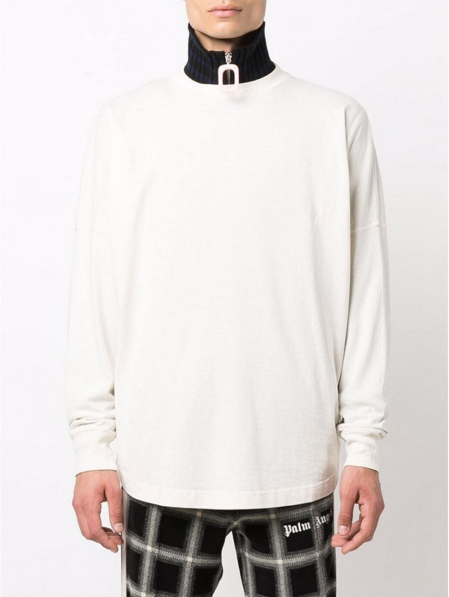 Palm Angels T-Shirt PMAB001F21JER0030303 - SanShopLuxury - -50%, 2021, Abbigliamento, Autunno/Inverno, Bianco, FW21, L, Outlet, Palm Angels, T-Shirt, Ultimo, Uomo, XL