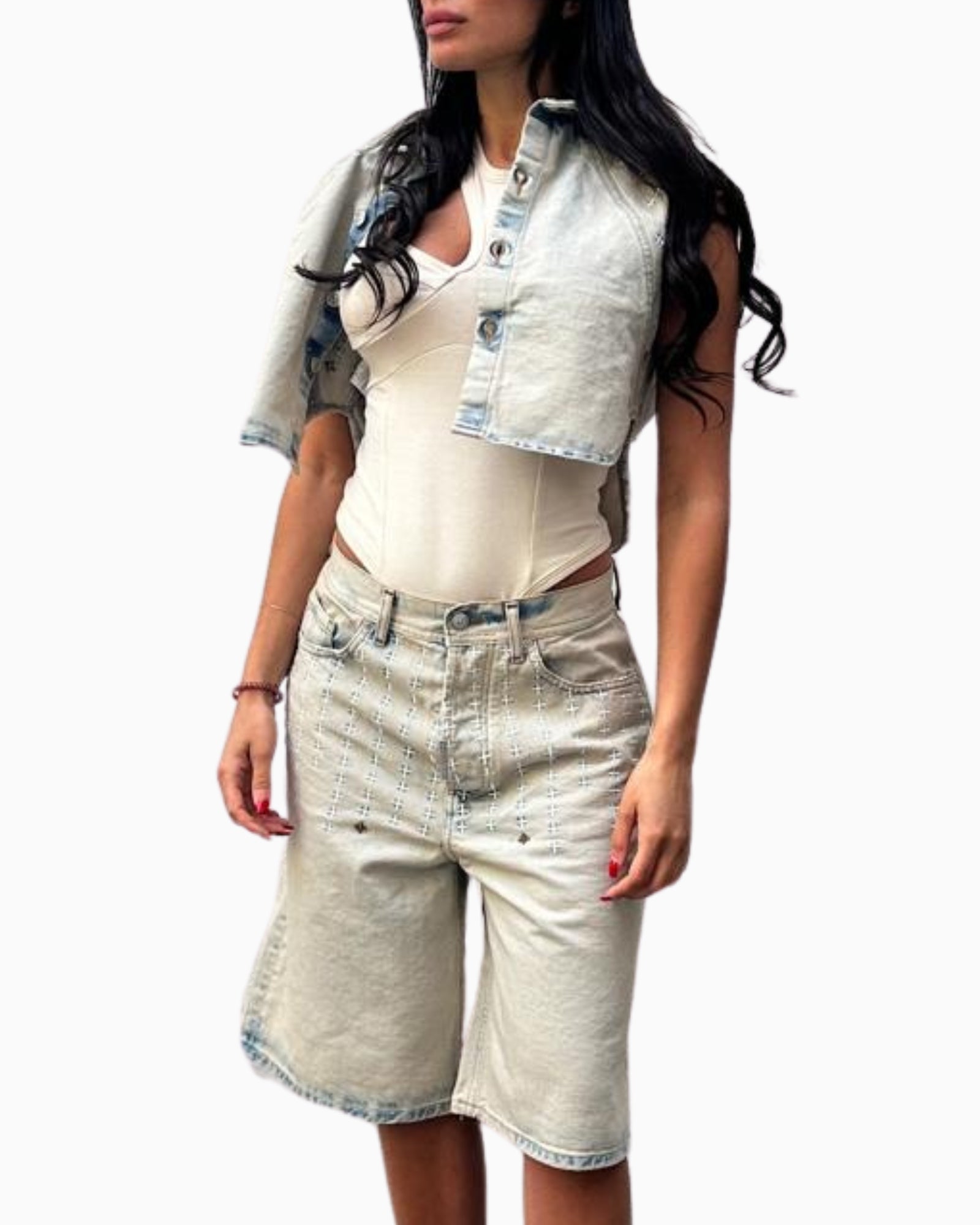 Donotconform Gilet W-SHIRT10 - SanShopLuxury - 2025, Abbigliamento, Beige, Donna, Donotconform, Gilet, Idoneo, jeans, L, M, New, Primavera/Estate, S, SS25, XS