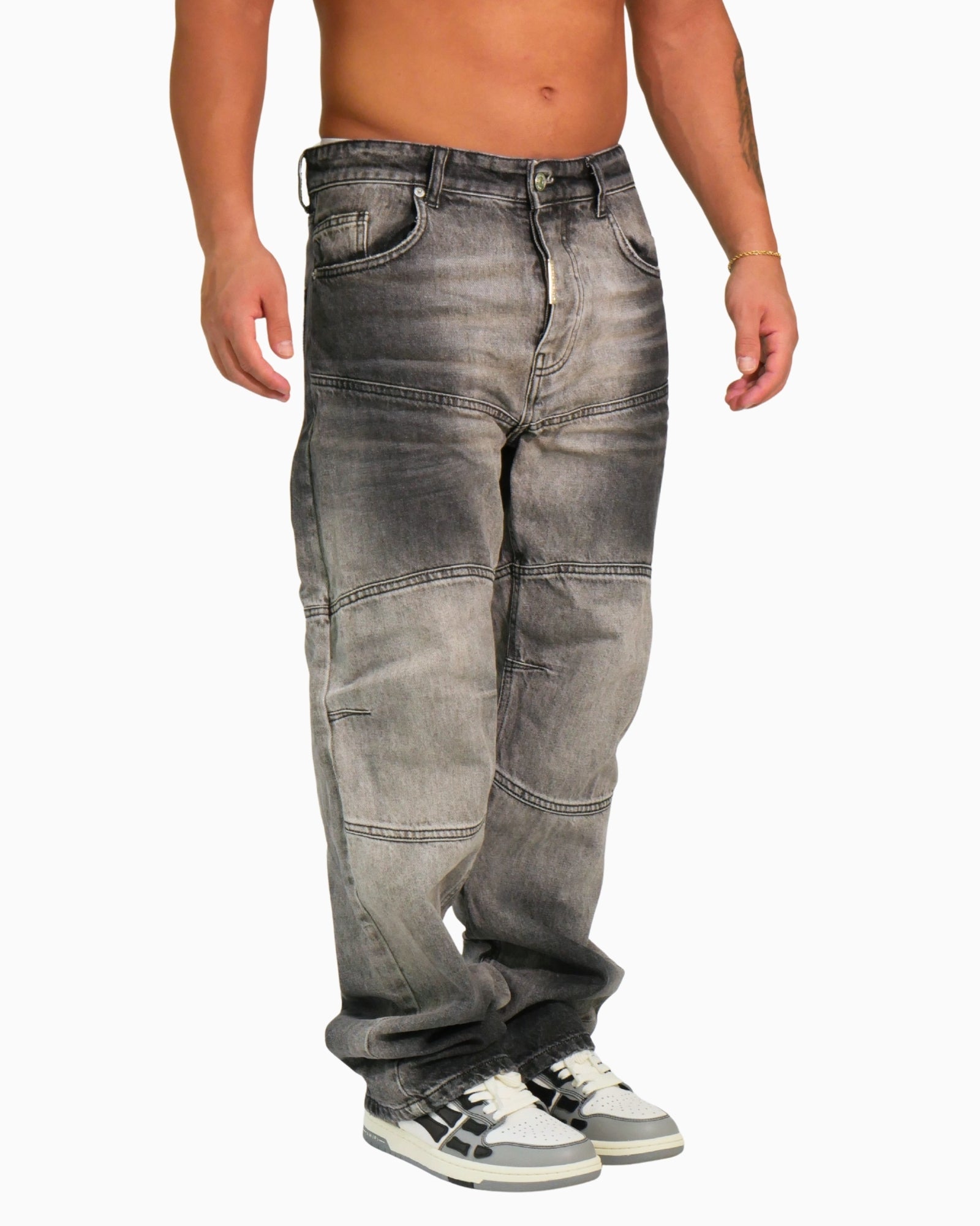 Donotconform Jeans BAGGY7040 - SanShopLuxury - 2025, 44, 46, 48, 50, 52, 54, Abbigliamento, Autunno/Inverno, Baggy, Donotconform, FW25, Grigio, Idoneo, Jeans, New, Uomo