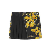 Versace Jeans Couture Gonna 75HAE82M ES076SS0 - SanShopLuxury - 2023, 42, 44, Abbigliamento, Autunno/Inverno, Corto, Donna, FW23, Gonna, Nero-Oro, Outlet, Versace Jeans Couture