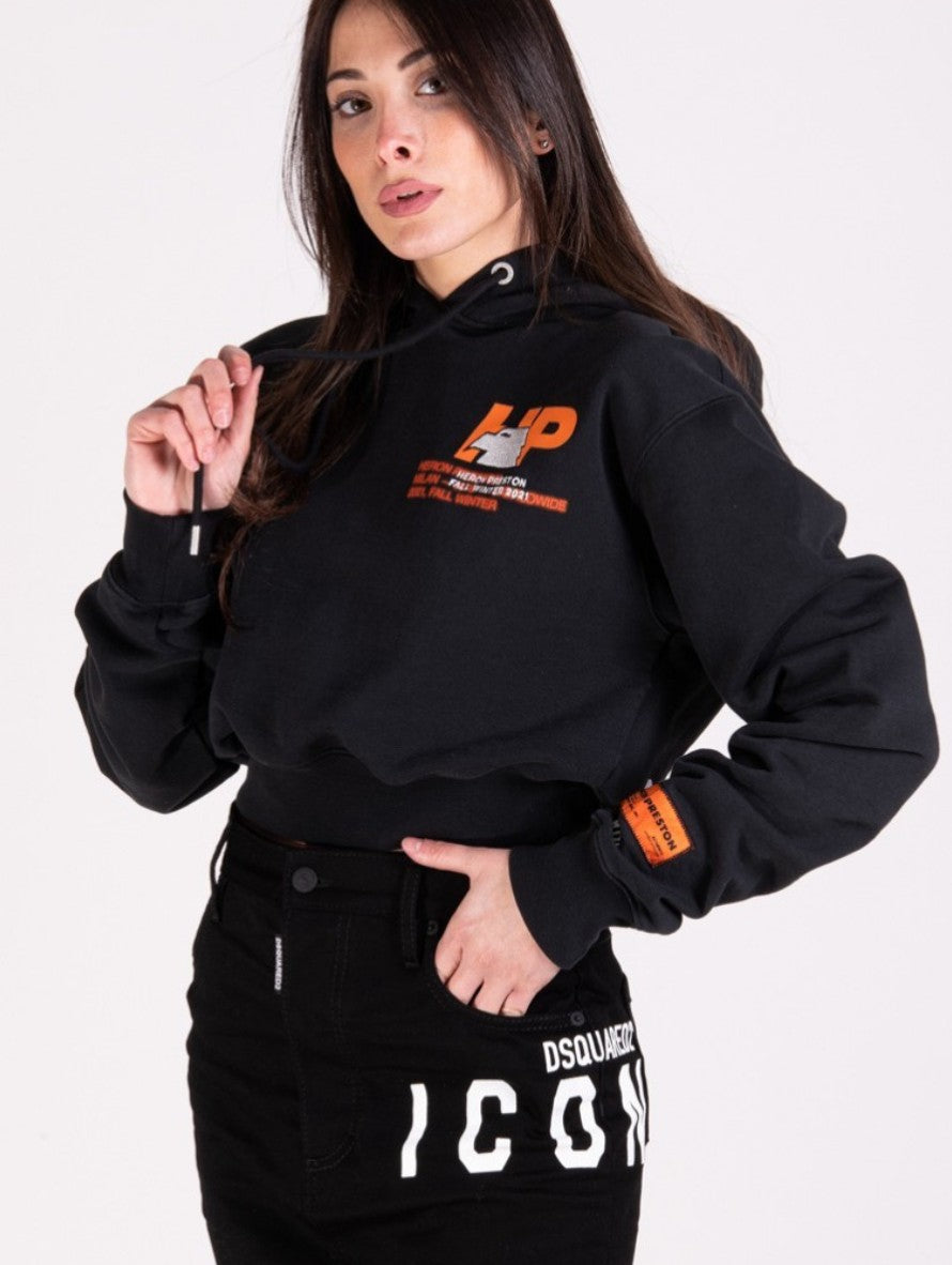 Heron Preston Felpa HWBB021F21JER0051022 - SanShopLuxury - -50%, 2021, Abbigliamento, Autunno/Inverno, Crop, Donna, Felpa, FW21, Heron Preston, M, Nero, Outlet, S, XL