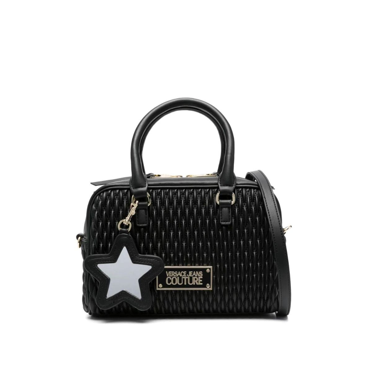 Inverno, Bauletto, Borsa a Tracolla, Donna, FW23, Idoneo, Nero-Oro, Outlet, Rosa, Unica, Valigeria, Versace Jeans Couture