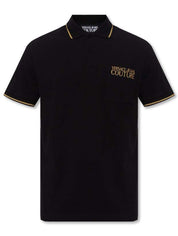 Versace Jeans Couture T-Shirt Polo 72GAGT01 - SanShopLuxury - 2022, Abbigliamento, Bianco, L, Nero, Outlet, Primavera/Estate, SS22, T-Shirt Polo, Uomo, Versace Jeans Couture, XL