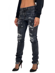 Marcelo Burlon Jeans CWCE022F175560826900 - SanShopLuxury - -50%, 2017, 40, 42, 43, 44, Abbigliamento, Autunno/Inverno, Donna, FW17, Grigio, Jeans, Marcelo Burlon, Outlet