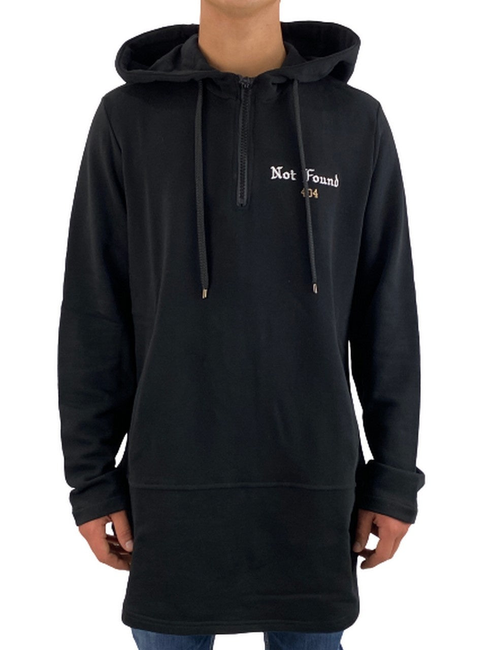 404 Not Found Felpa F-107 01 - SanShopLuxury - -50%, 2019, 404 Not Found, Abbigliamento, Autunno/Inverno, Con Cappuccio, Felpa, FW19, L, M, Nero, Outlet, Uomo, XXL