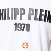 Philipp Plein T-Shirt MTK2762PJY002N - SanShopLuxury - -50%, 2018, Abbigliamento, Autunno/Inverno, Bianco, FW18, Outlet, Philipp Plein, T-Shirt, Ultimo, Uomo, XXL
