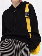 Off-White Felpa OWBB016C99JER001 - SanShopLuxury - Abbigliamento, Autunno/Inverno, Carry Over, Con Cappuccio, Continuativo, Donna, Felpa, Idoneo, L, M, Nero, New, Off-White, Primavera/Estate, S