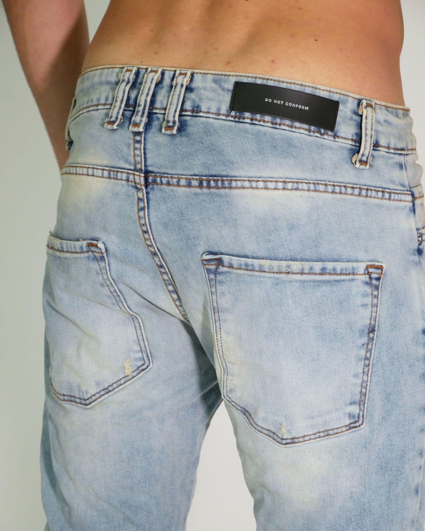 Donotconform Jeans JEANS.ROCK60-V.U - SanShopLuxury - 2024, 52, 54, Abbigliamento, Blu, Blu Sabbiato, Donotconform, Idoneo, Jeans, Outlet, Primavera/Estate, SS24, Uomo