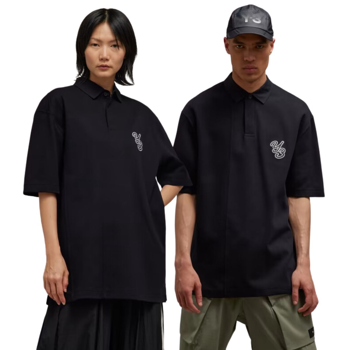 Adidas Y-3 T-Shirt Polo IL4617/BLACK - SanShopLuxury - 2023, 2XL, Abbigliamento, Adidas Y-3, Autunno/Inverno, Donna, FW23, L, M, Nero, Outlet, S, T-Shirt Polo, UNISEX, Uomo, XL