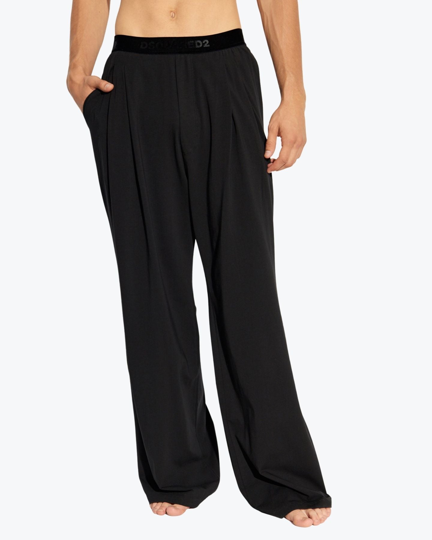 Dsquared2 Pantalone D9H205600-001 - SanShopLuxury - Abbigliamento, Autunno/Inverno, Carry Over, Dsquared2, Idoneo, L, M, Nero, New, Pantalone, S, Ultimo, Uomo, XL, XXL