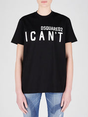 Dsquared2 T-Shirt S75GD0213/S23009900 - SanShopLuxury - 2022, Abbigliamento, Autunno/Inverno, Donna, Dsquared2, FW22, Idoneo, L, M, Nero, Outlet, S, T-Shirt, XL