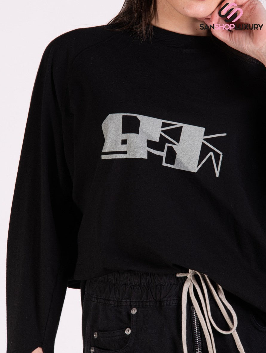 Rick Owens Drkshdw T-Shirt DS02A3210 RNEP4 0961 - SanShopLuxury - -50%, 2021, Abbigliamento, Autunno/Inverno, Donna, FW21, Nero, Outlet, Rick Owens Drkshdw, T-Shirt, Unica