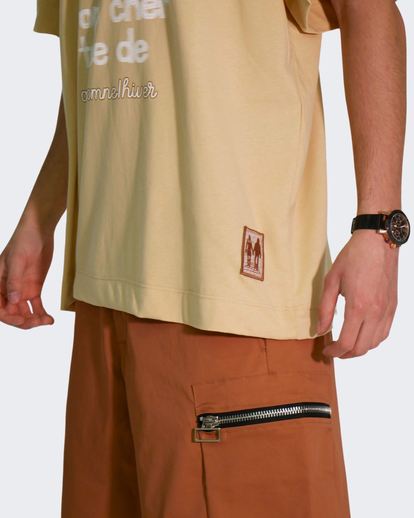 Gavensemble T-Shirt TEE300 - SanShopLuxury - 2024, Abbigliamento, Beige, Bianco, Gavensemble, Idoneo, L, M, Nero, Outlet, Primavera/Estate, S, SS24, T-Shirt, Uomo, XL, XXL