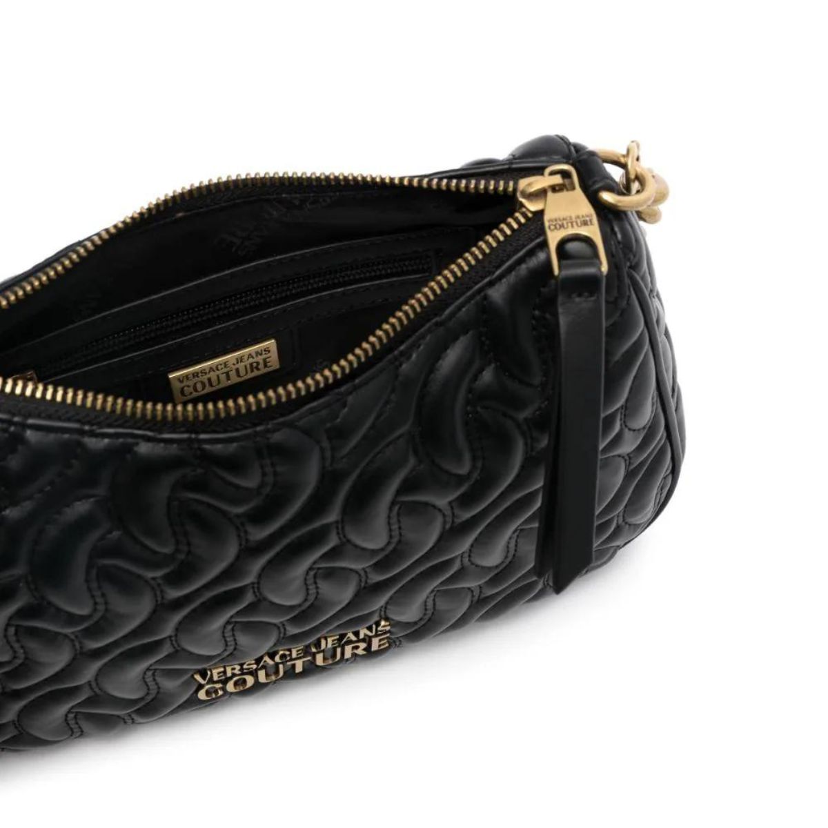 Versace Jeans Couture Borsa a Tracolla 75VA4BA6 ZS803 - SanShopLuxury - 2023, Autunno/Inverno, Borsa a Tracolla, Donna, FW23, Idoneo, Luna, Nero-Oro, Outlet, Unica, Valigeria, Versace Jeans Couture