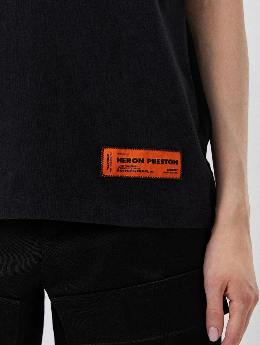 Heron Preston T-Shirt HWAA024C99JER002 1001 - SanShopLuxury - Abbigliamento, Autunno/Inverno, Carry Over, Continuativo, Donna, Heron Preston, Idoneo, L, Nero, New, Primavera/Estate, T-Shirt, Ultimo