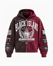 Black Island Felpa 2083-BROWN-RED