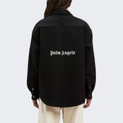 Palm Angels Giubbino PMES012F23FAB002 1001 - SanShopLuxury - 2023, 46, 48, 50, 52, Abbigliamento, Autunno/Inverno, FW23, Giubbino, Giubbotteria, Idoneo, Nero, Outlet, Palm Angels, Ultimo, Uomo
