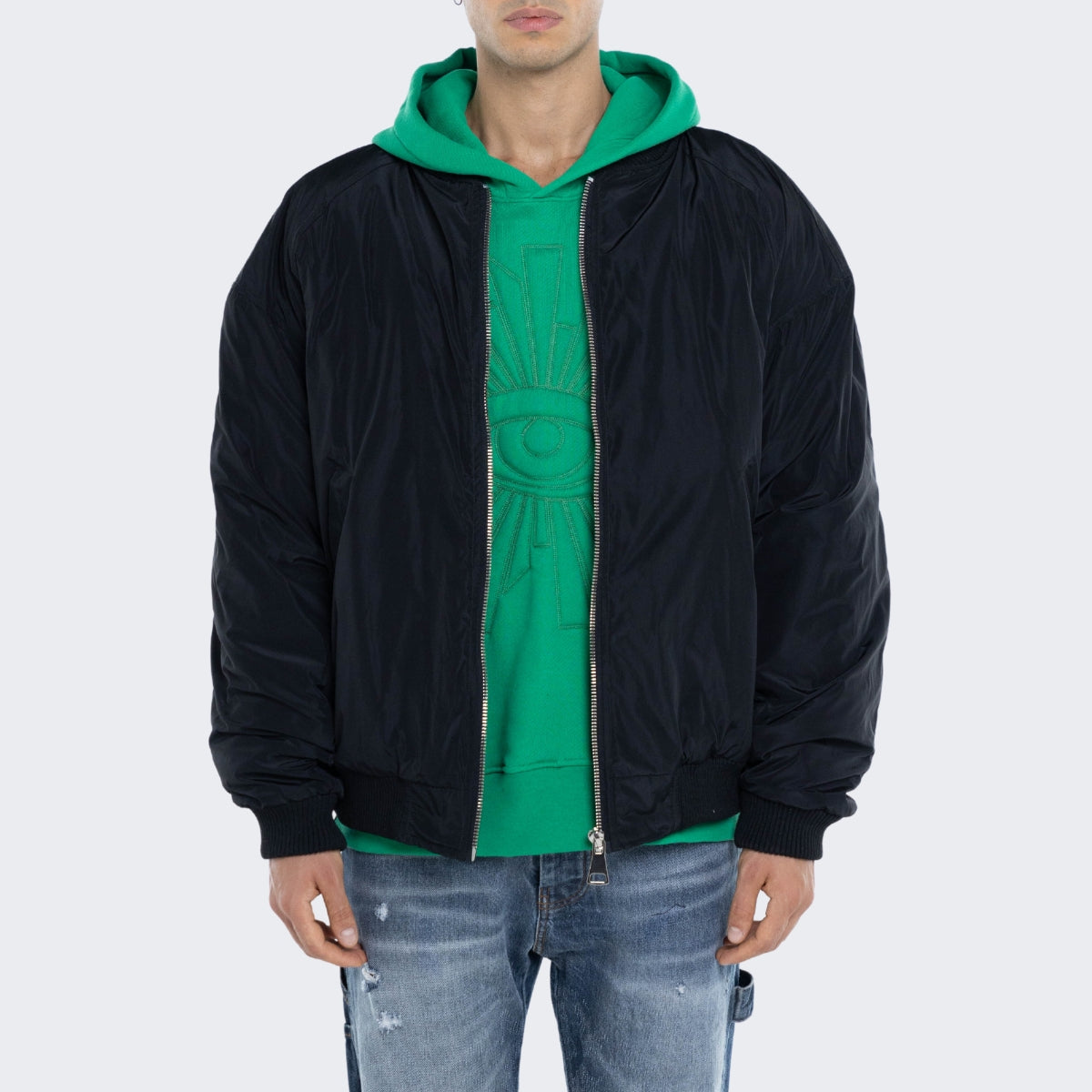 Inverno, Bomber, FW23, Gavensemble, Giubbino, Idoneo, Nero, Outlet, Ultimo, Uomo, XXL