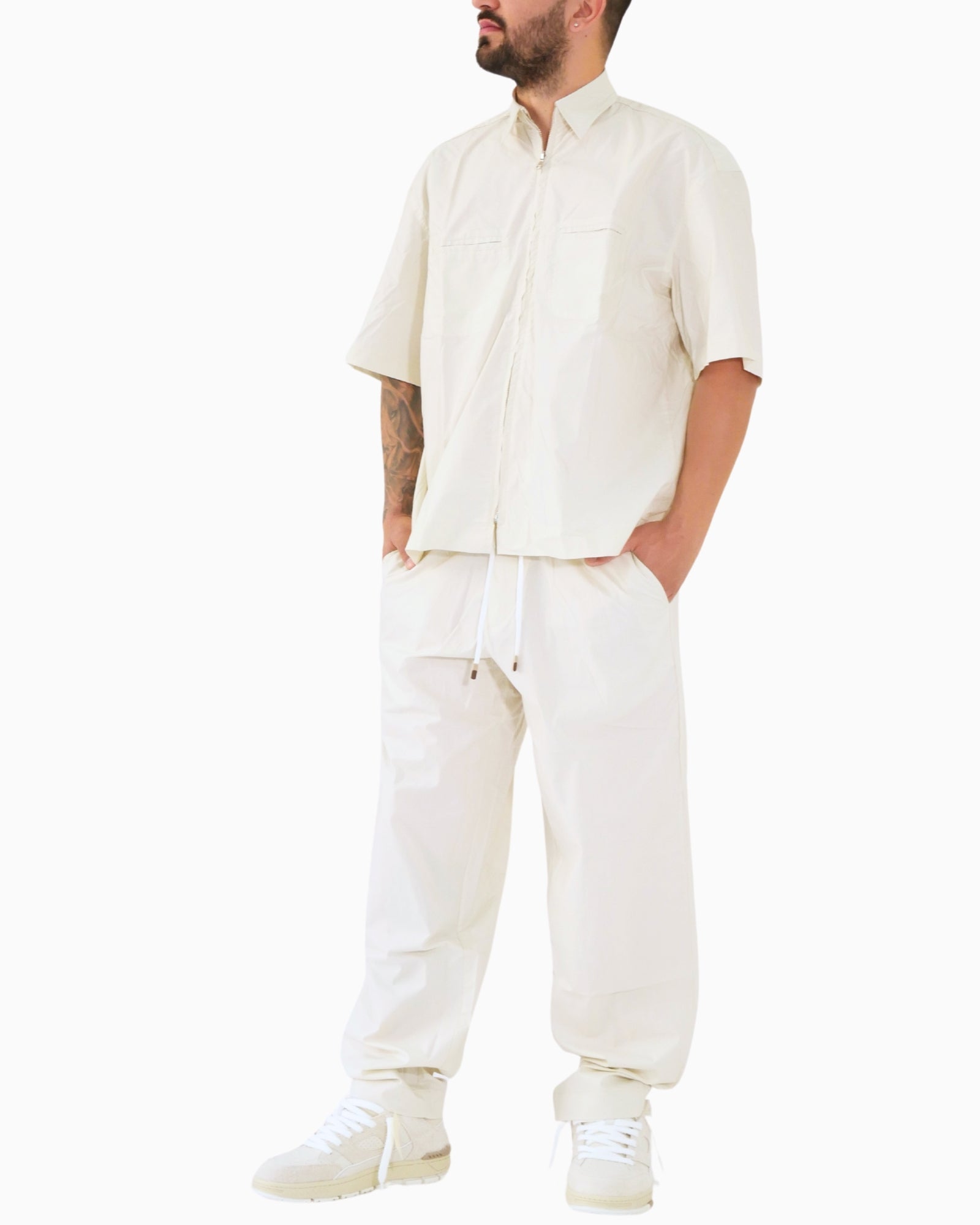 Gavensemble Camicia SS25-SHIRT424-P - SanShopLuxury - 2025, Abbigliamento, Camicia, Gavensemble, Idoneo, L, M, New, Panna, Primavera/Estate, S, SS25, Uomo, XL, XXL