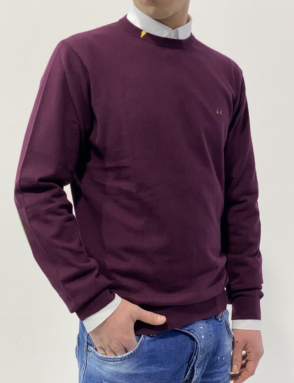 Inverno, Blu, FW18, Grigio, L, M, Maglieria, Outlet, Rosso, S, Sun 68, Uomo, Verde, Viola, Viola scuro, XXL