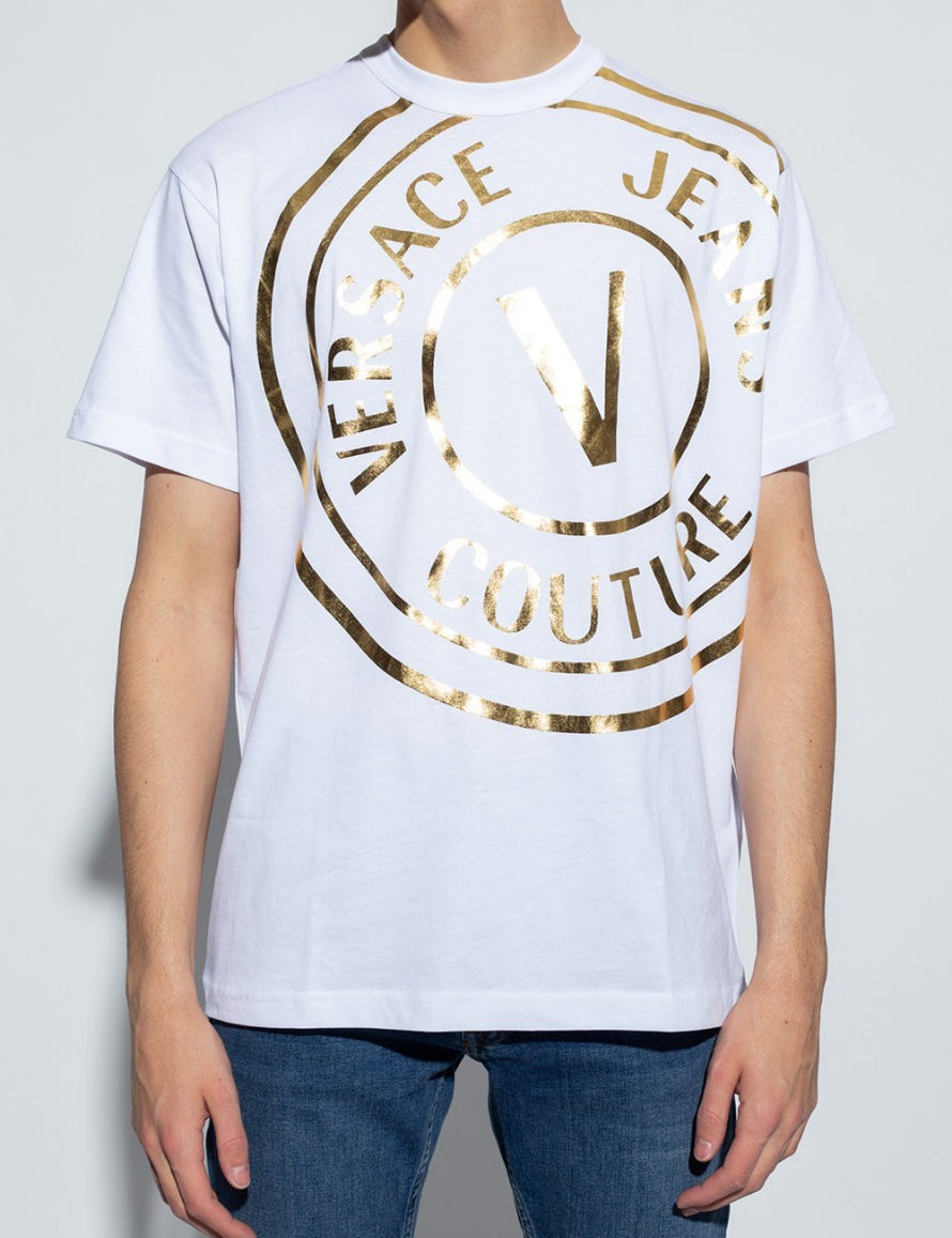 Estate, SS22, T-Shirt, Uomo, Versace Jeans Couture, XL, XXL