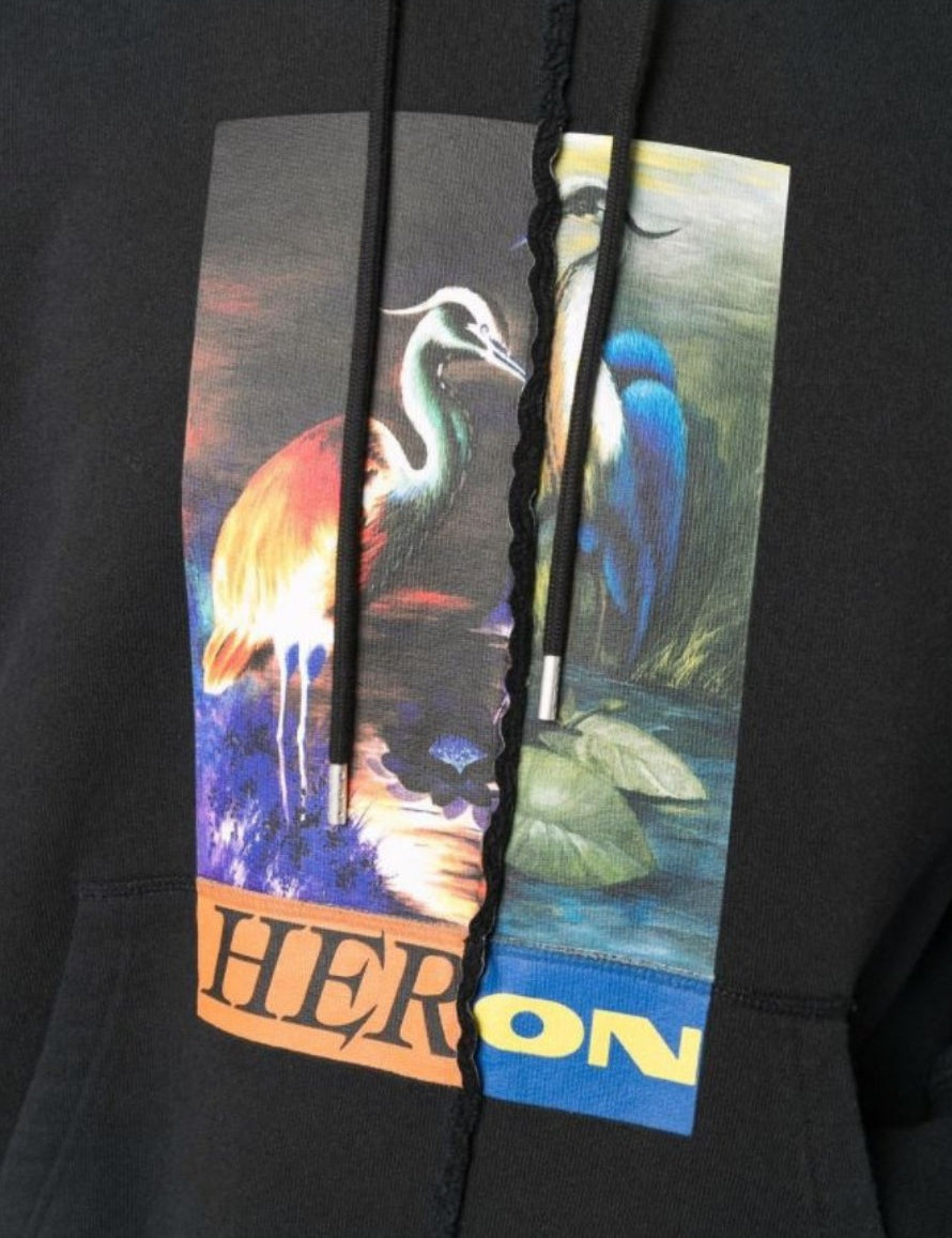 Inverno, Bianco, Con Cappuccio, Felpa, FW21, Heron Preston, L, M, Nero, Outlet, S, Uomo, XL