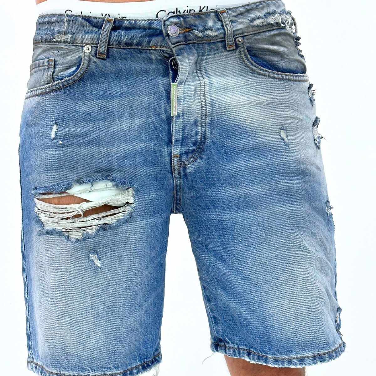 Donotconform Short S6050 - SanShopLuxury - 2023, 44, 46, 48, 50, 52, 54, Abbigliamento, Blu, Donotconform, jeans, Outlet, Primavera/Estate, Short, SS23, Ultimo, Uomo