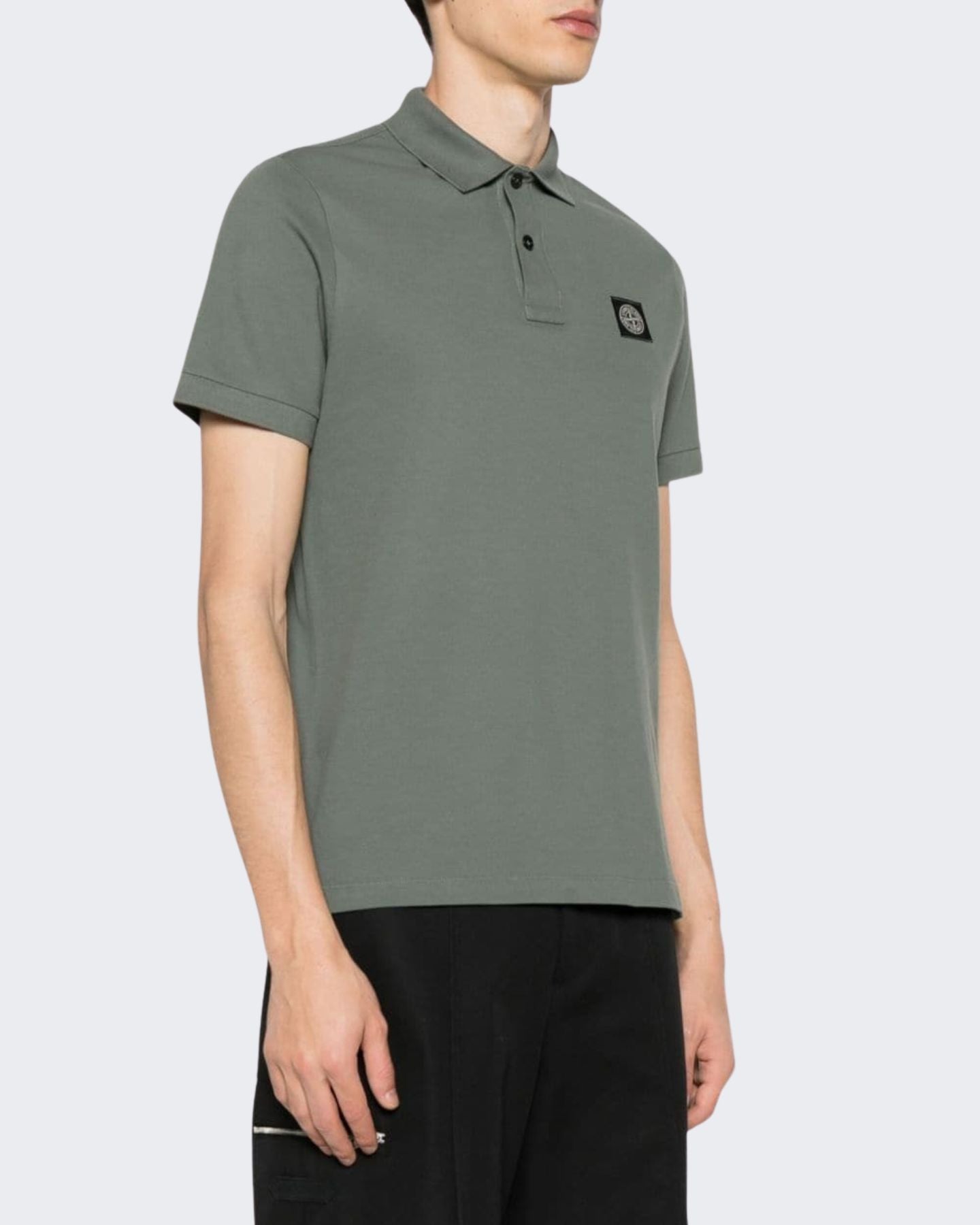 Estate, S, SS24, Stellato, Stone Island, T-Shirt Polo, Uomo, Verde, Verde Stone, XL, XXL