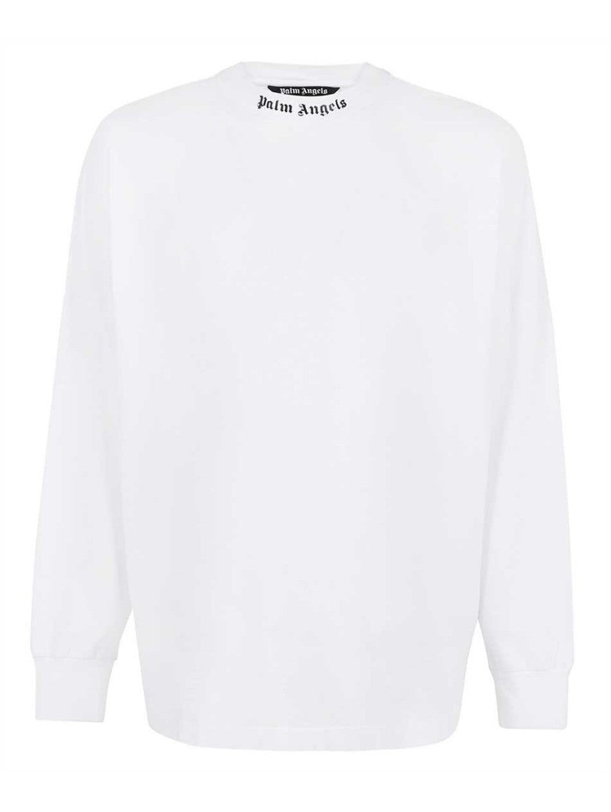 T-Shirt Palm Angels PMAB001C99JER0030132 - SanShopLuxury - Abbigliamento, Autunno/Inverno, Bianco, Continuativo, Idoneo, Outlet, Palm Angels, Primavera/Estate, SS22, T-Shirt, Ultimo, Uomo, XL