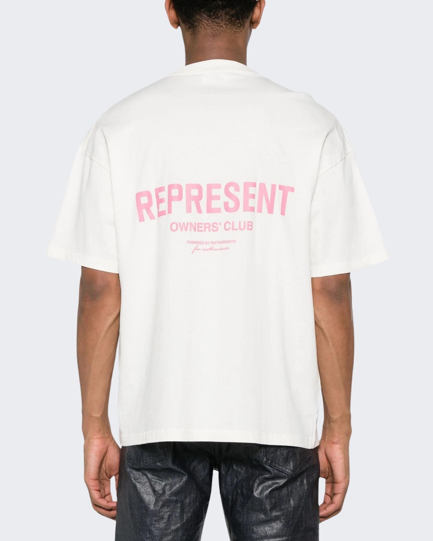 Represent T-Shirt OCM409/417 - SanShopLuxury - 2024, Abbigliamento, Autunno/Inverno, Bianco, Bianco-Rosa, Carry Over, Continuativo, Idoneo, L, M, New, Primavera/Estate, Represent, T-Shirt, Ultimo, Uomo