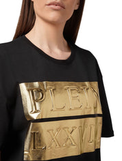 Philipp Plein T-Shirt CMTK4687/PJY002N0216 - SanShopLuxury - -50%, 2020, Abbigliamento, Autunno/Inverno, FW20, L, Nero, Outlet, Philipp Plein, T-Shirt, Uomo, XL