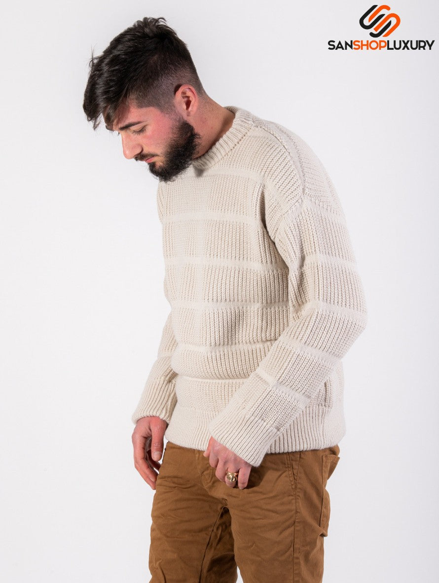 Gavensemble Maglieria JUMP-120 - SanShopLuxury - -50%, 2021, Abbigliamento, Autunno/Inverno, Beige, FW21, Gavensemble, L, M, Maglieria, Nero, Outlet, S, Uomo, XL