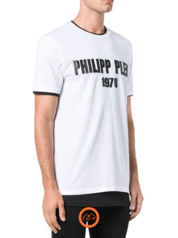 Philipp Plein T-Shirt MTK2762PJY002N - SanShopLuxury - -50%, 2018, Abbigliamento, Autunno/Inverno, Bianco, FW18, Outlet, Philipp Plein, T-Shirt, Ultimo, Uomo, XXL