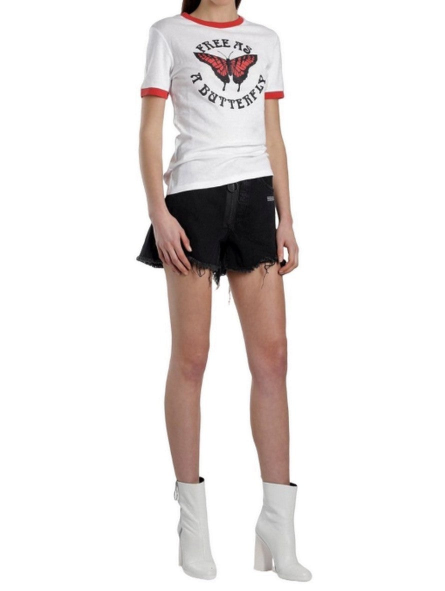 Off-White Short OWYC001S187741448601 - SanShopLuxury - -50%, 2018, 44, 46, Abbigliamento, Donna, Nero, Off-White, Outlet, Primavera/Estate, Short, SS18
