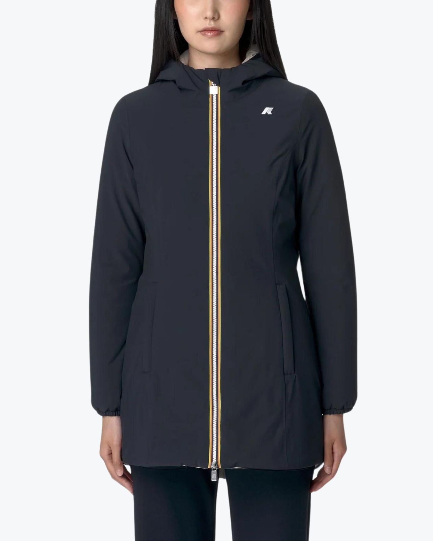 K-Way Giubbino K6128UW ATJ - SanShopLuxury - Abbigliamento, Autunno/Inverno, Blu-Beige, Carry Over, Donna, Giubbino, Idoneo, K-Way, L, M, Reversibile, S, Ultimo, XL, XS, XXL