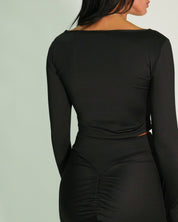 District Margherita Mazzei Top ED74 0407 - SanShopLuxury - 2024, 40, 42, 44, 46, 48, Abbigliamento, Autunno/Inverno, District Margherita Mazzei, Donna, FW24, Idoneo, Nero, Outlet, Top