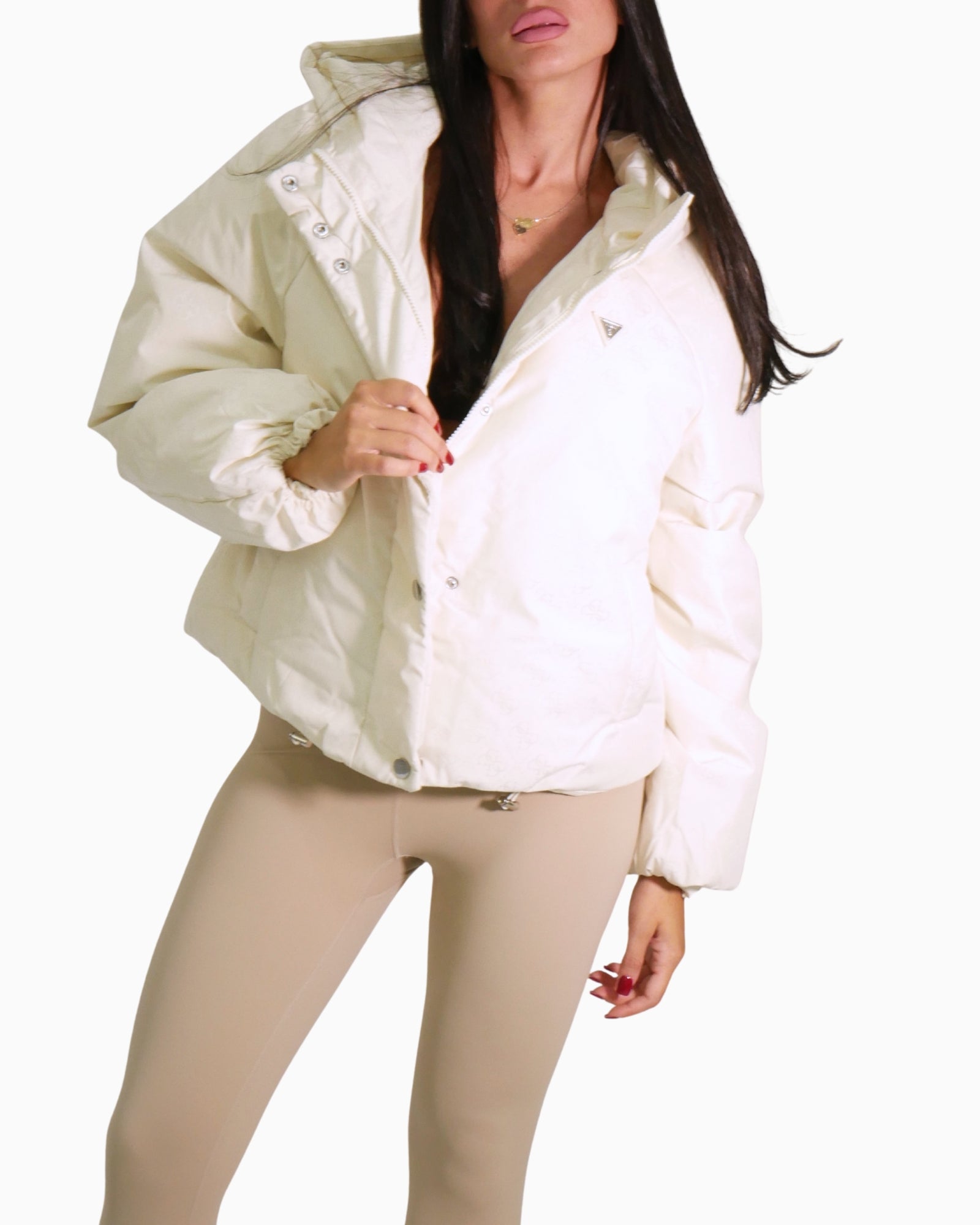 Inverno, Avorio, Donna, FW25, Giubbino, Guess, Idoneo, M, New, S, XS