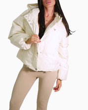 Guess Giubbino V5BL07 WGLW2 F0YN - SanShopLuxury - 2025, Abbigliamento, Autunno/Inverno, Avorio, Donna, FW25, Giubbino, Guess, Idoneo, M, New, S, XS