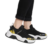 Versace Jeans Couture Sneakers 75VA3SF5 ZS856 - SanShopLuxury - 2023, 36, 37, 38, 40, 41, Autunno/Inverno, Calzature, Donna, FW23, Idoneo, Nero-Oro, Outlet, Sneakers, Versace Jeans Couture