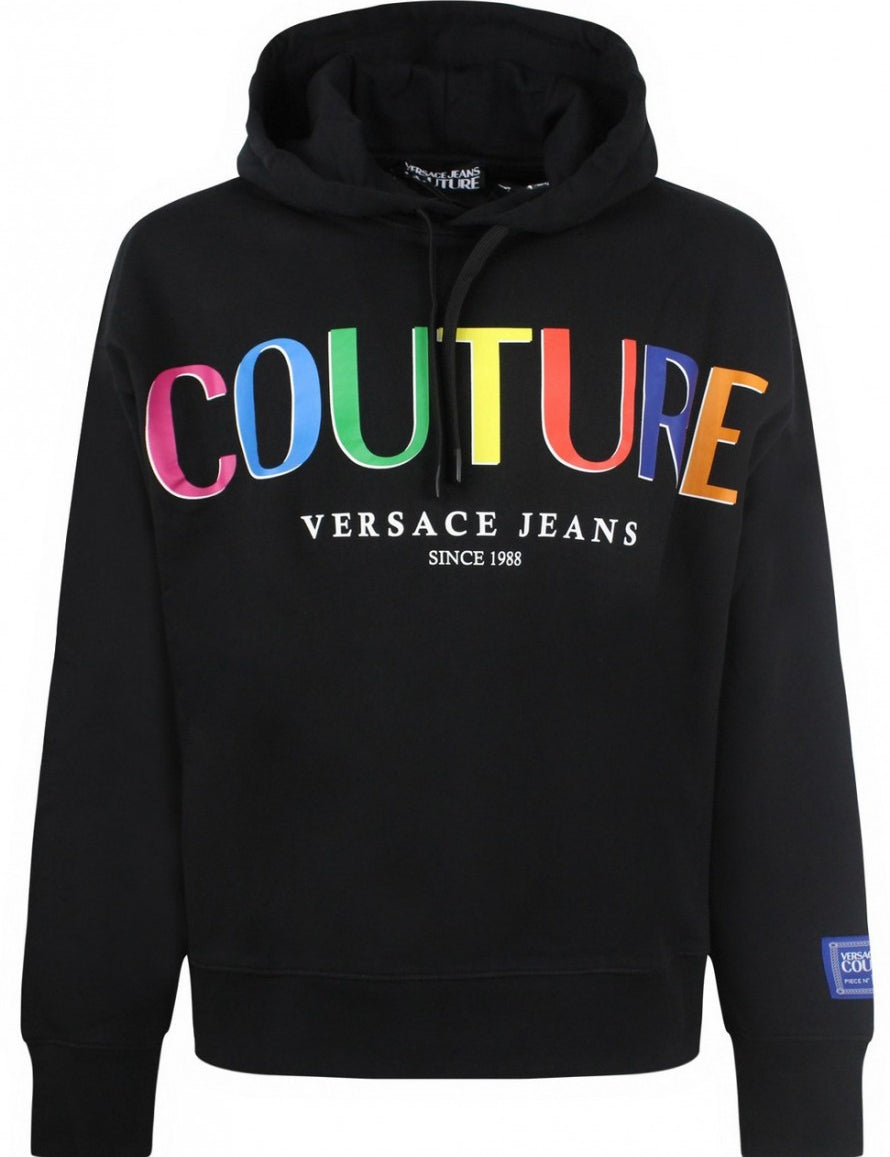 Inverno, Felpa, FW21, L, M, Nero, Outlet, S, Uomo, Versace Jeans Couture, XL