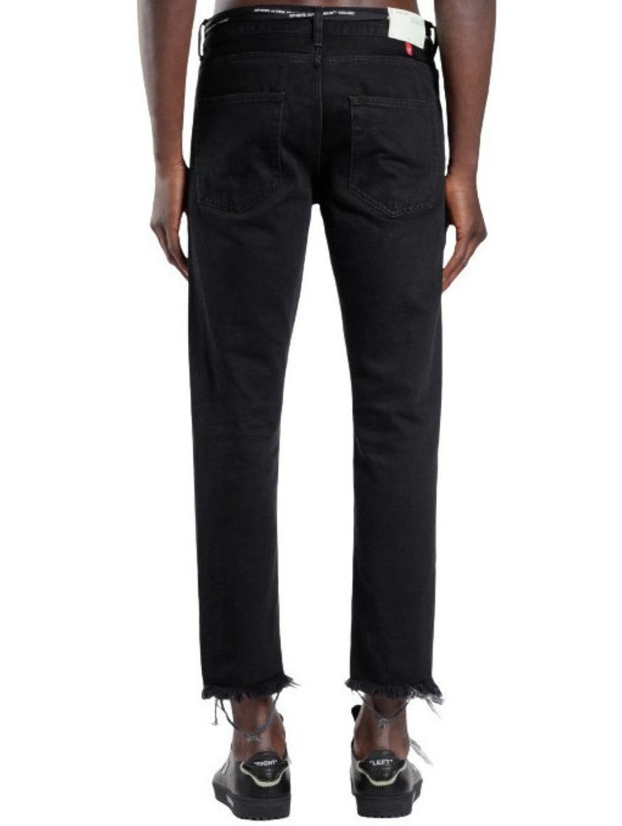 Off-White Jeans OMYA007E183860011000 - SanShopLuxury - -50%, 2018, 45, 46, 47, 48, Abbigliamento, Autunno/Inverno, Jeans, Nero, Off-White, Outlet, SS18, Uomo